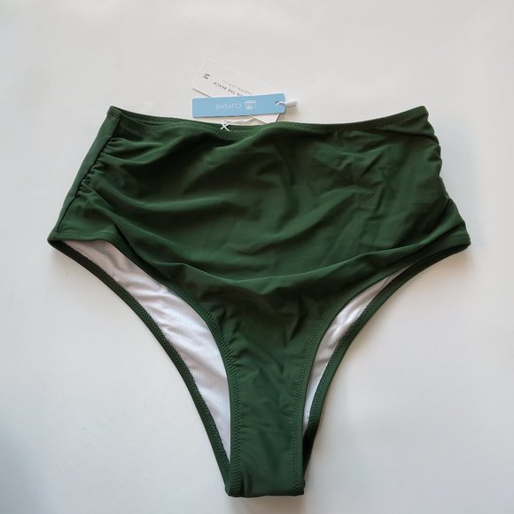 Cupshe Swimsuit, Green Bottoms, Size Medium - Picture 4 of 11